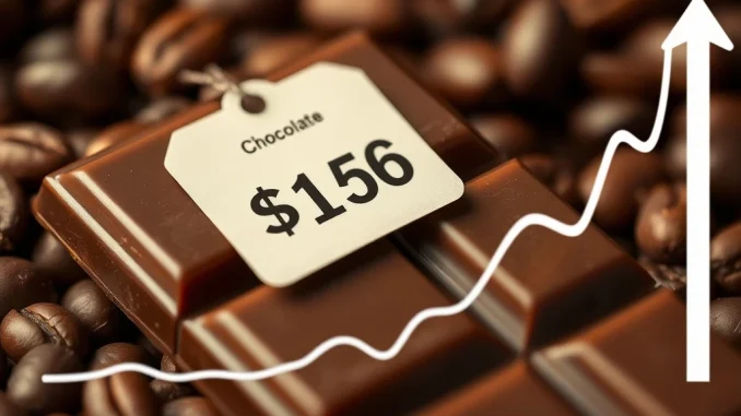 Shocking Chocolate Prices: Hershey's 20% Hike Amid Soaring Cocoa Costs A visual representation of rising chocolate prices and cocoa costs, reflecting Hershey's recent price hike.