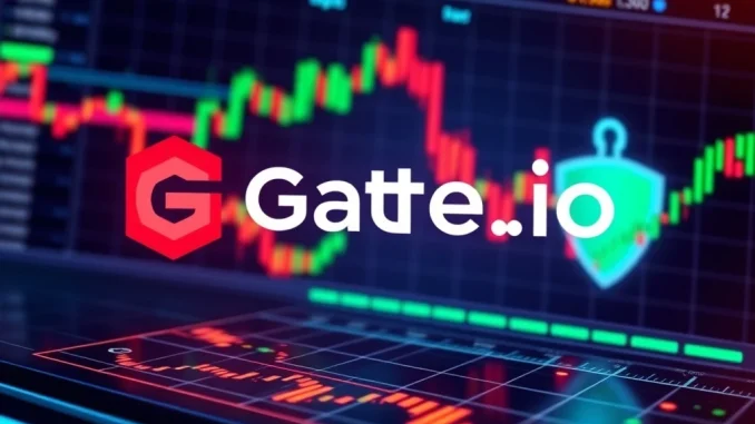 Gate.io exchange logo alongside Hippo Protocol (HP) crypto symbol, representing the upcoming USDT listing announcement.