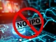 Hippocrat logo overlaid with a 'No IPO' symbol, representing its denial of IPO rumors and commitment to decentralized healthcare.