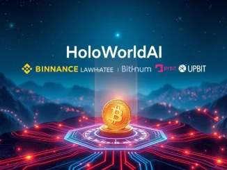 HoloWorldAI's new staking platform secures HOLO tokens, symbolizing new opportunities and rewards after its major exchange listings.