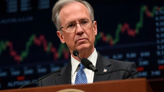 Crucial Update: Jerome Powell Confirms No Rush on Interest Rates Federal Reserve Chair Jerome Powell discusses interest rates and the economic outlook with a cautious expression.