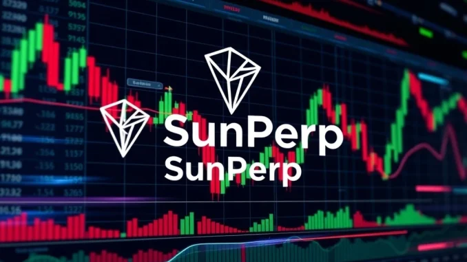 Justin Sun's new SunPerp platform for perpetual futures trading on the Tron network.