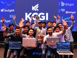 Team Buylow members celebrating their impressive fourth-place finish in the KCGI 2025 global trading competition.