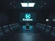 Empty chairs in a boardroom symbolize recent Kraken resignations and executive departures at the crypto exchange.