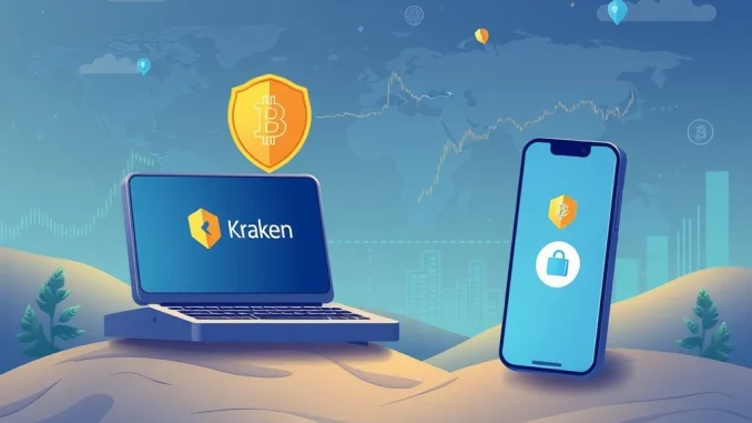 Illustrates Kraken's partnership with Trust Wallet, enabling users to engage in tokenized stock trading directly from their self-custody wallets.