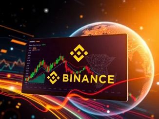 A digital interface displaying LINEA perpetual futures charts on Binance, symbolizing new trading opportunities.