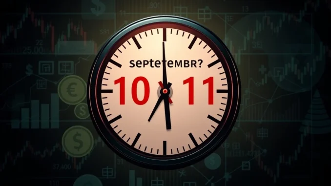 Crucial macroeconomic calendar showing key dates for US CPI data and ECB announcements, signaling potential financial market impact.