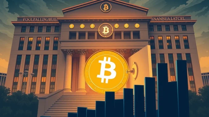 Mara Holdings expanding Bitcoin reserves with a billion-dollar note offering, symbolizing corporate confidence in digital assets.