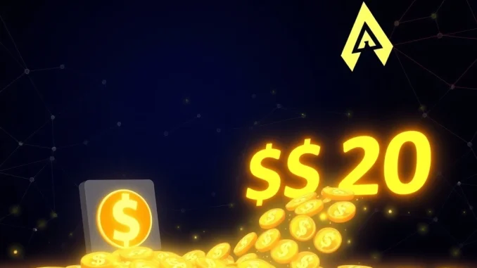 Visualizing a massive USDT transfer of $220M by a crypto whale to the Aave protocol, highlighting significant DeFi lending activity.