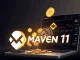 Visual representation of Maven 11 ENA withdrawal from Binance, highlighting significant on-chain activity.