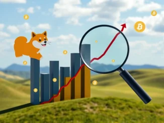 Graph showing a sharp increase in memecoin interest on Google Trends, symbolizing a significant crypto market rebound.