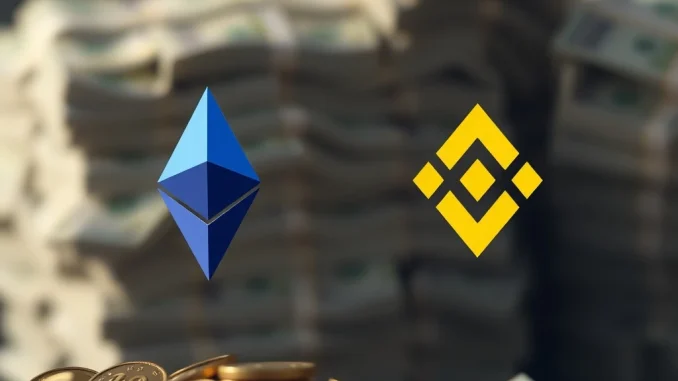 Illustrating a significant Metalpha ETH deposit of $49.34M moving from Aave to Binance, highlighting crypto whale movement.