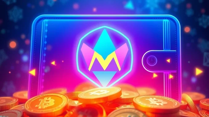 A digital wallet interface showing a MetaMask token, symbolizing the anticipated MetaMask token launch and its impact on the DeFi ecosystem.