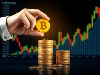Chart showing MicroStrategy's growing Bitcoin holdings, symbolizing its aggressive corporate Bitcoin strategy and investment.
