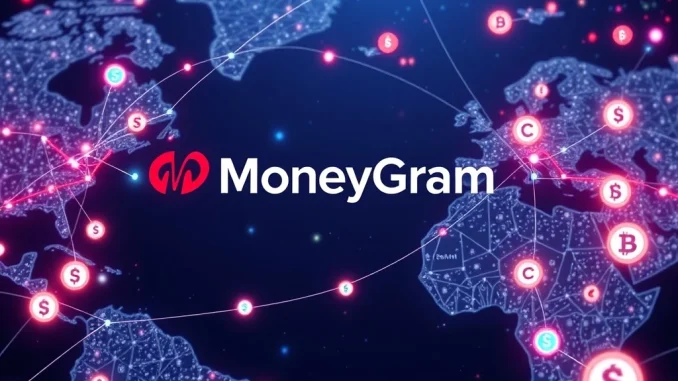 MoneyGram stablecoins integration revolutionizes global remittances, symbolizing digital finance innovation.