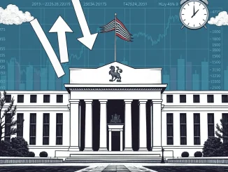 Illustrates the **Fed rate cuts** forecast by Morgan Stanley, showing a downward trend in interest rates and economic indicators.