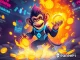 Multiverse Monkey MMON tokens burning, representing the significant supply reduction and its positive impact on the GameFi project's economy.