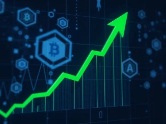 Chart showing Mutuum Finance token price surge, symbolizing growth and investment opportunity in DeFi.