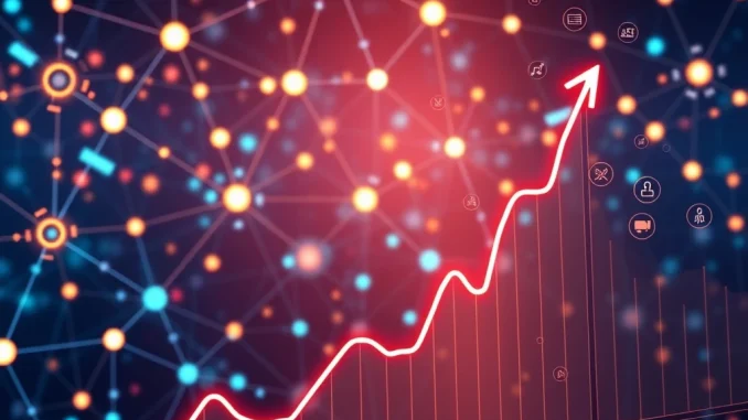 Chart showing the explosive NEWT cryptocurrency price surge, reflecting strong institutional investment and blockchain ecosystem growth.