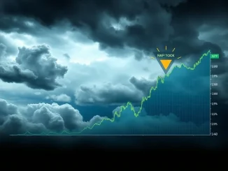 NFP price chart showing a catastrophic decline, symbolizing extreme crypto volatility and investor uncertainty in the market.