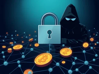 A digital depiction of a cyber attack on a crypto platform, highlighting the Seedify hack and urgent cryptocurrency security concerns.