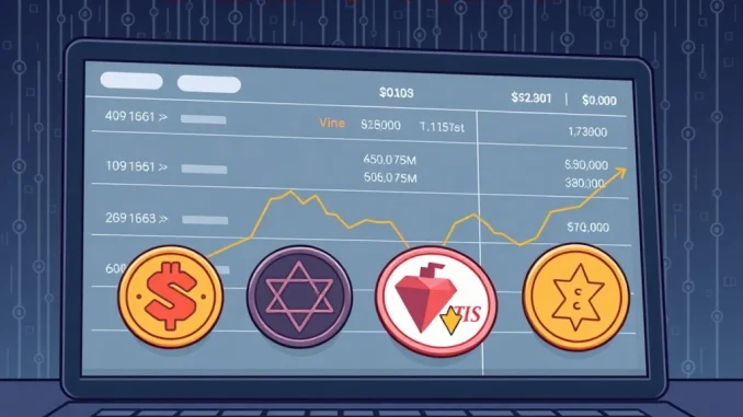 OKX delisting notice on a digital screen, showing four crypto assets being removed from margin trading pairs, emphasizing the upcoming change for traders.