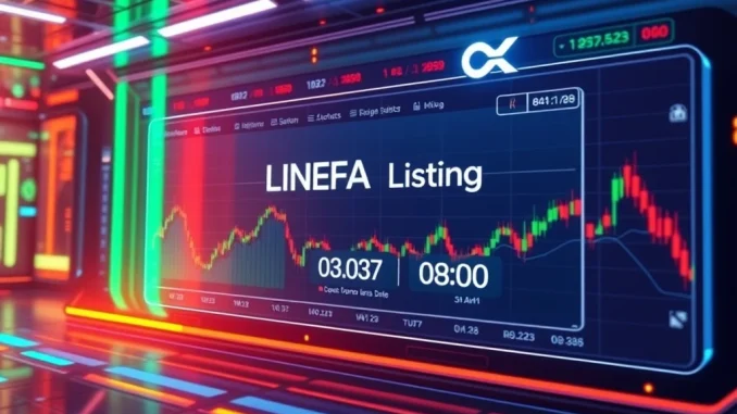 Exciting OKX LINEA Listing Unveiled: Mark Your Calendars for September 10 Digital interface showing the upcoming OKX LINEA listing date, symbolizing a new token's debut on the exchange.