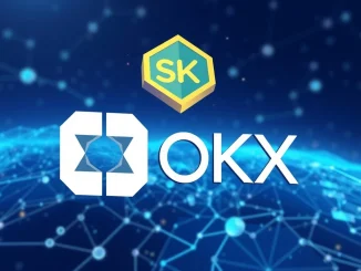OKX exchange logo with SKY token icon, symbolizing the new crypto listing and trading opportunities on September 11.