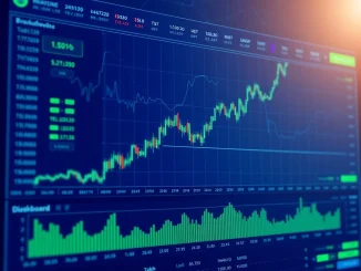 Digital charts show on-chain perpetual futures trading volume exceeding $50B, highlighting significant DeFi growth in on-chain perpetual futures.