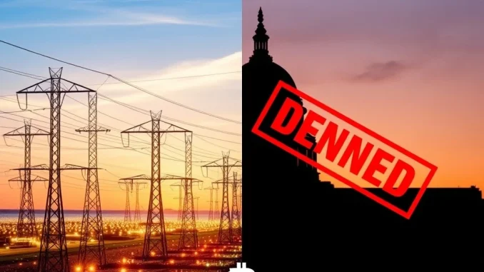 Visualizing the denied OpenVPP U.S. government partnership claim and the resulting crypto controversy. Highlights regulatory scrutiny.