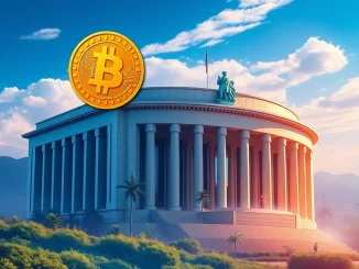 Visualizing OranjeBTC's significant **Bitcoin holdings** and upcoming **Brazil B3 exchange** listing, marking a new era for crypto in Brazilian finance.