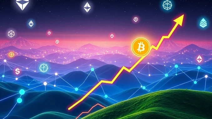 PancakeSwap Unleashes Base Chain Expansion as CAKE Token Surges 38% PancakeSwap Base Chain expansion drives CAKE token price surge, depicted with charts and blockchain connections.