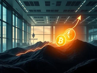 Pantera Capital SOL investment strategy shown through a financial chart, emphasizing Solana's rise and firm's $1.1B holding.