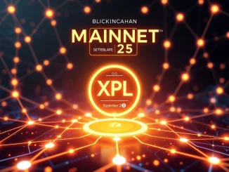 Visualizing Plasma mainnet launch with XPL token, symbolizing a new era for stablecoin projects in the crypto ecosystem.