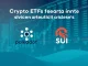 Visualizing the Polkadot DOT ETF and Sui SUI ETF registration with DTCC, signifying a key move for crypto integration.