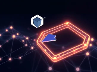 A digital representation of the **Polygon network** receiving a crucial update, symbolizing the successful resolution of a **block finality** issue.