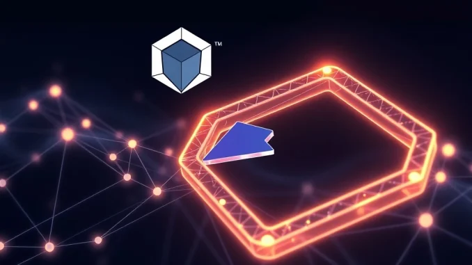 A digital representation of the **Polygon network** receiving a crucial update, symbolizing the successful resolution of a **block finality** issue.