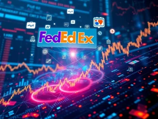 Polymarket's platform interface showcasing corporate earnings prediction markets in partnership with Stocktwits.