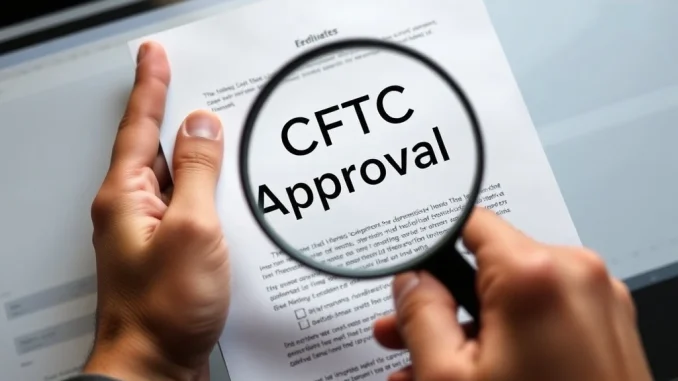 Document signifying PredictIt CFTC approval for a new exchange, highlighting regulatory oversight in prediction markets.