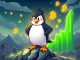 A visual representation of the Pudgy Penguins (PENGU) token's incredible 546% crypto surge, showing its market dominance.