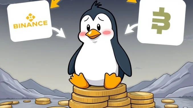 Pudgy Penguins: Crucial $6M PENGU Deposit Raises Market Concerns Pudgy Penguins deployer's large PENGU token deposit to exchanges signals potential selling, impacting market sentiment.