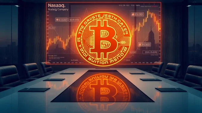 Rectitude Holdings' corporate strategy meeting, highlighting their ambitious Bitcoin investment initiative.