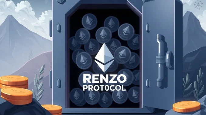 Renzo Protocol's significant Ethereum restaking deposit secures its place in the Strategic ETH Reserve, boosting its DeFi ranking.