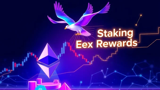 Rex-Osprey's new Ethereum Staking ETF offering ETH staking rewards, symbolizing innovation in US crypto investment.
