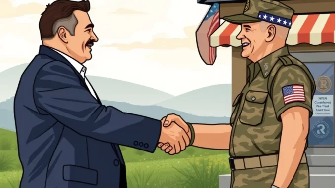 Ripple donation of $25M RLUSD empowering US small businesses and supporting veterans' career development.