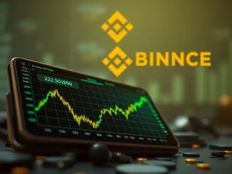 SafePal SFP logo on a digital screen, showing a significant price increase, symbolizing the impact of Binance's investment.