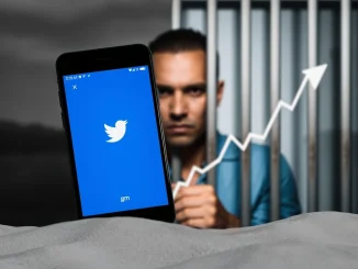 An X account post from Sam Bankman-Fried's profile, clarifying a friend is posting, reflecting the jailed FTX founder's situation.