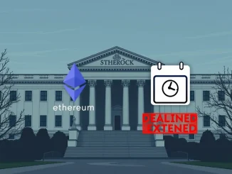 An image symbolizing the regulatory oversight of the SEC on BlackRock's Ethereum ETF staking plan, highlighting the SEC BlackRock ETH ETF review.