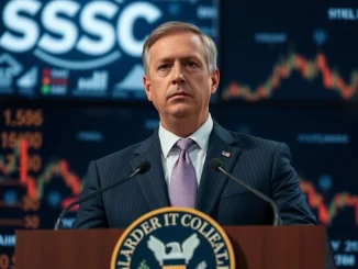 SEC Chairman Paul Atkins addressing concerns about **crypto conflicts of interest**, emphasizing new **SEC crypto rules** for market integrity.