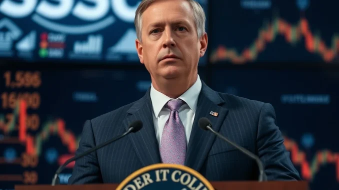 SEC Chairman Paul Atkins addressing concerns about **crypto conflicts of interest**, emphasizing new **SEC crypto rules** for market integrity.